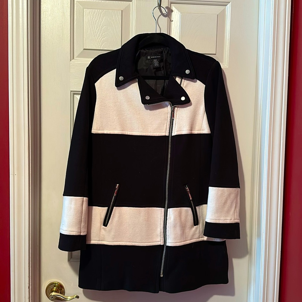 I.N.C. Jacket, Black and White, Size: M, excellent condition